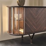 BUNISE Italian Solid Wood TV Stand Dining Cabinet BG1220 - Image 4