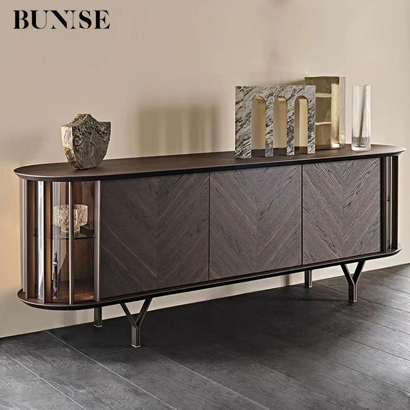 2e1571147c18185b823fe5439367f949.jpg BUNISE Italian Solid Wood TV Stand Dining Cabinet BG1220 - Image 1