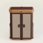 BUNISE ITALY Hermes Folding Filing Cabinet LeatherJewelry Cabinet BG1218 - Image 6