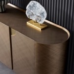 BUNISE Italian Simple Metal Lacquer Storage Cabinet BG1203 - Image 3
