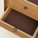 BUNISE ITALY Hermes Folding Filing Cabinet LeatherJewelry Cabinet BG1218 - Image 8