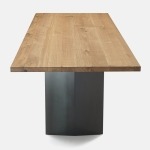 BUNISE Black Walnut Log Rectangular Dining Table BUD0901 - Image 3