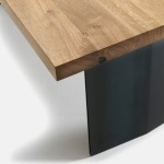 BUNISE Black Walnut Log Rectangular Dining Table BUD0901 - Image 5
