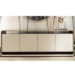 BUNISE Italian TV Cabinet Stainless Steel Floor Cabinet BG1208 - Image 2