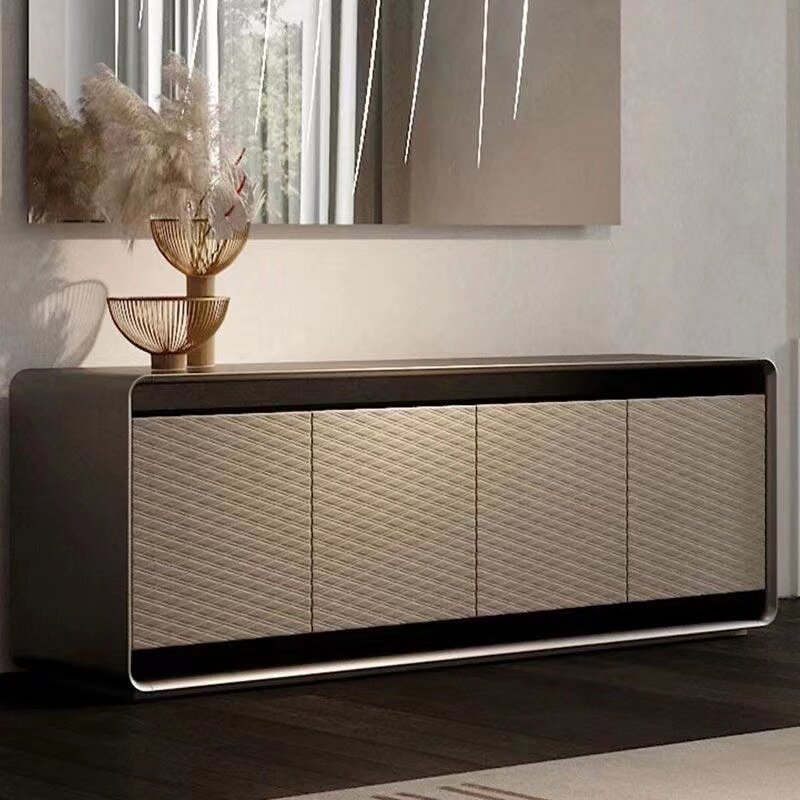 zhutu 1 BUNISE Italian TV Cabinet Stainless Steel Floor Cabinet BG1208 - Image 1