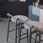 Bunise Solid Wood Bar Stool Minimalist Modern Design for Bar 6 Colors Model XY-180 Free Nationwide Delivery - Image 2