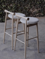 Bunise Solid Wood Bar Stool Minimalist Modern Design for Bar 6 Colors Model XY-180 Free Nationwide Delivery - Image 8