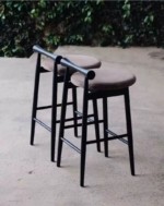 Bunise Solid Wood Bar Stool Minimalist Modern Design for Bar 6 Colors Model XY-180 Free Nationwide Delivery - Image 9